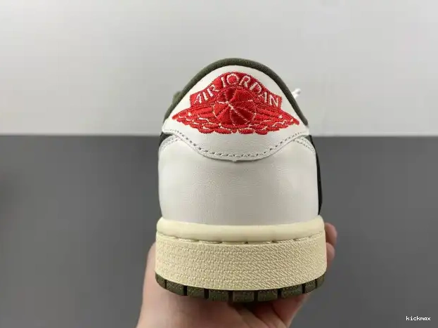 Cheap OG TRAVIS JORDAN X OLIVE AIR DM7866-200 MEDIUM LOW SCOTT 1 0328